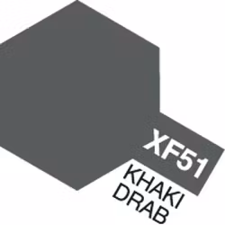 TAMIYA Acrylic Mini XF-51 Khaki Drab (Flat)