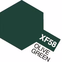 TAMIYA Acrylic Mini XF-58 Olive Green (Flat)