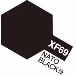TAMIYA Acrylic Mini XF-69 NATO Black (Flat)