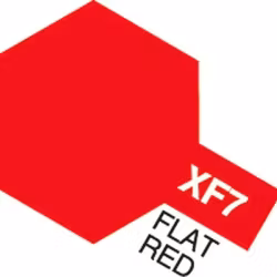 TAMIYA Acrylic Mini XF-7 Flat Red (Flat)