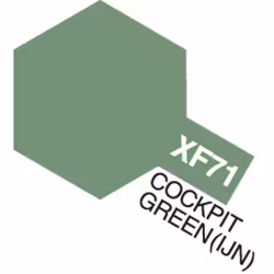 TAMIYA Acrylic Mini XF-71 Cockpit Green (Flat)
