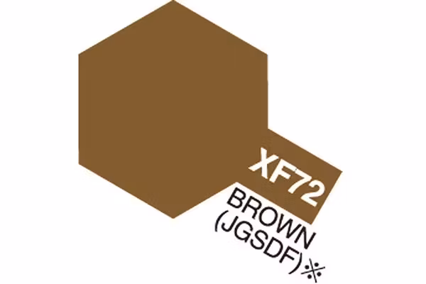 TAMIYA Acrylic Mini XF-72 Brown (JGSDF) (Flat)