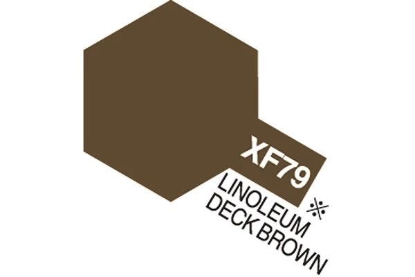 TAMIYA Acrylic Mini XF-79 Lino Deck Brown (Flat)