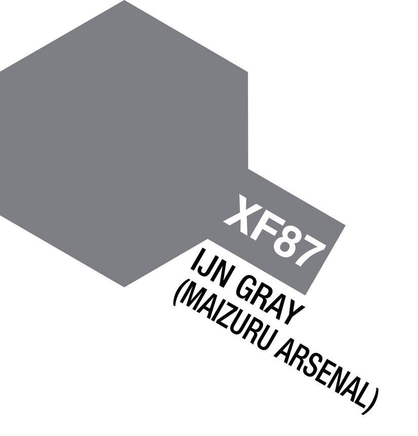 TAMIYA Acrylic Mini XF-87 IJN Gray (Maizuru A.) (Flat)