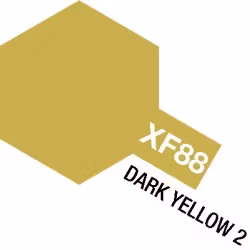 TAMIYA Acrylic Mini XF-88 Dark Yellow 2 (Flat)