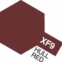 TAMIYA Acrylic Mini XF-9 Hull Red (Flat)