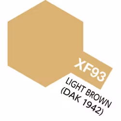 TAMIYA Acrylic Mini XF-93 Light Brown DAK 1942