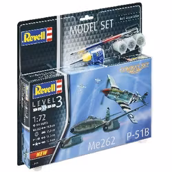 Combat Set Me262 & P-51B, 1:72