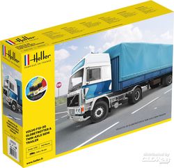 Volvo F12-20 Globetrotter & Twin-Axle Semi trailer, 1:32