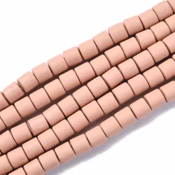 Polymerlerpärlor, Rör, BurlyWood, 61 st