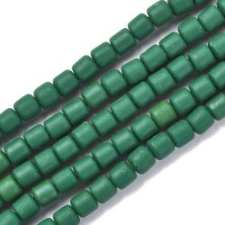 Polymerlerpärlor, Rör, Dark Green, 61 st