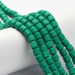 Polymerlerpärlor, Rör, Green, 61 st