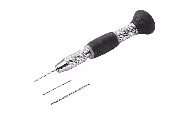 REVELL Hand Drill inc, 3 Drill Bits