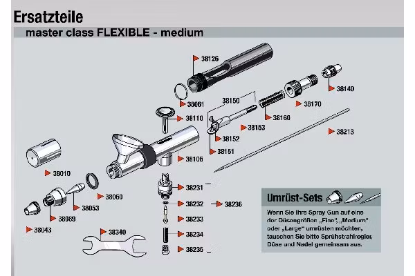 REVELL Spray Gun 'master class' Flexible