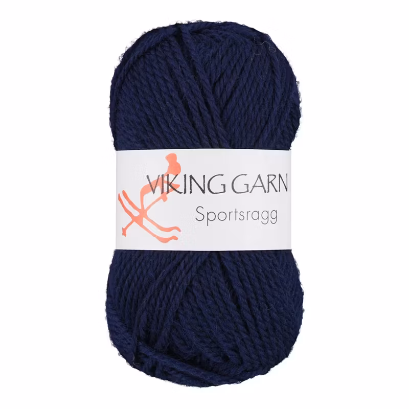 Garn Sportsragg, 50g, Kungsblått, 526