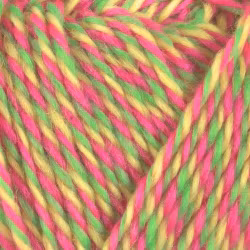Garn Sportsragg, 50g, Multi Neon, 558