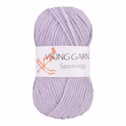 Garn Sportsragg, 50g, Ljus lila, 567