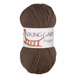 Garn Raggen, 150g, Brun, 708