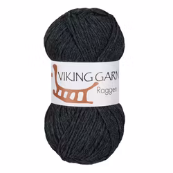 Garn Raggen, 150g, Mörk Grå, 717