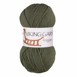 Garn Raggen, 150g, Mörk Grön, 732