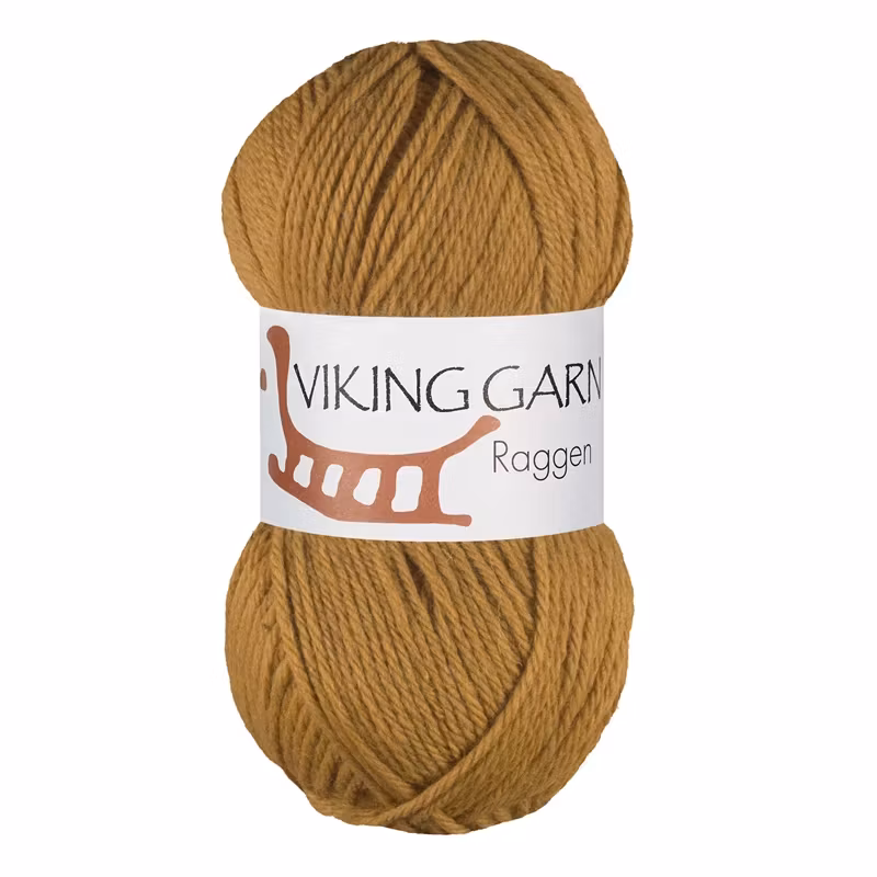 Garn Raggen, 150g, Senap, 746