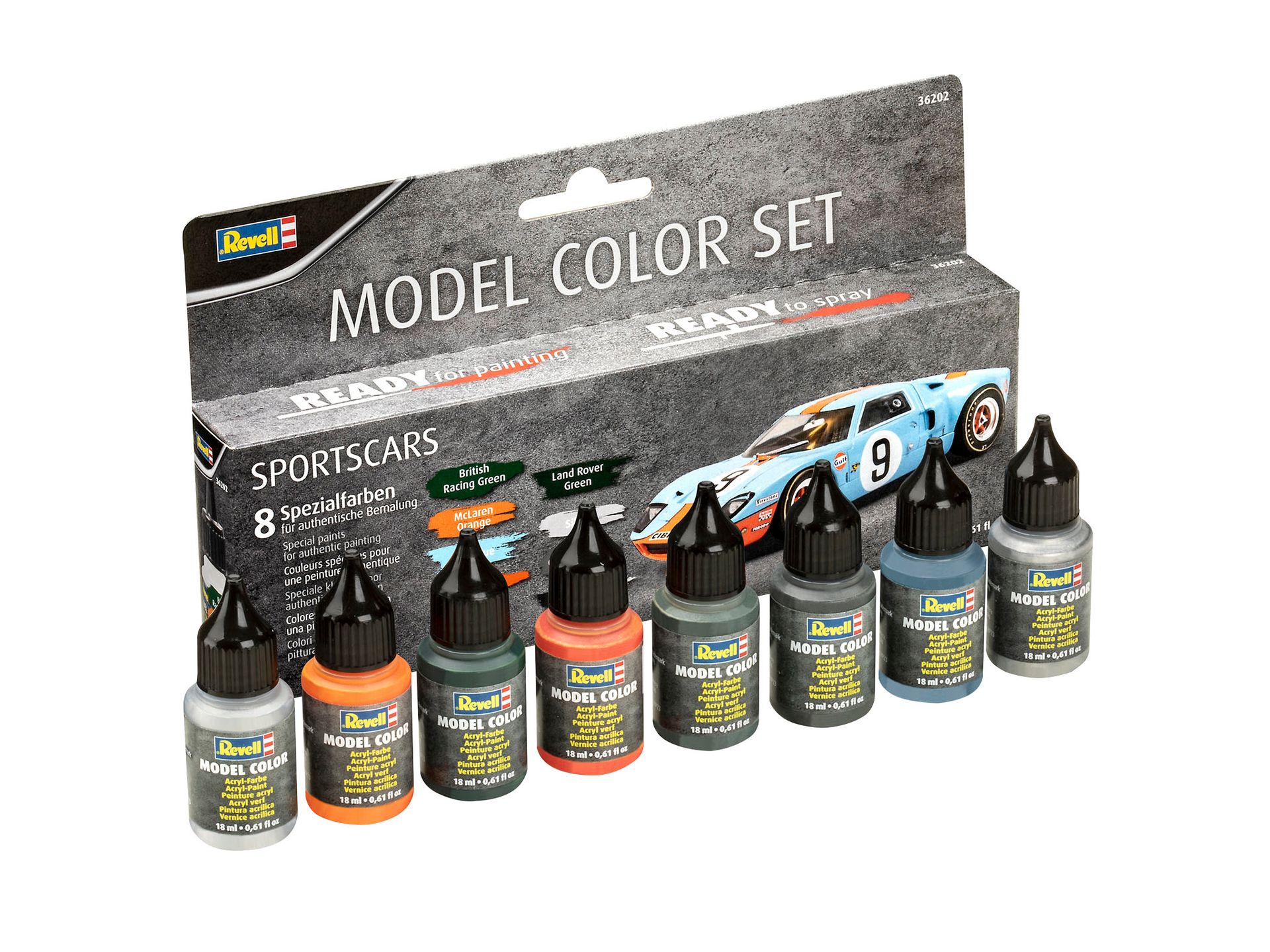 REVELL Model Color, Sportscar 8x17ml