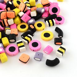 Polymerlerpärlor, Lakrits, Godis, 20st, Stora