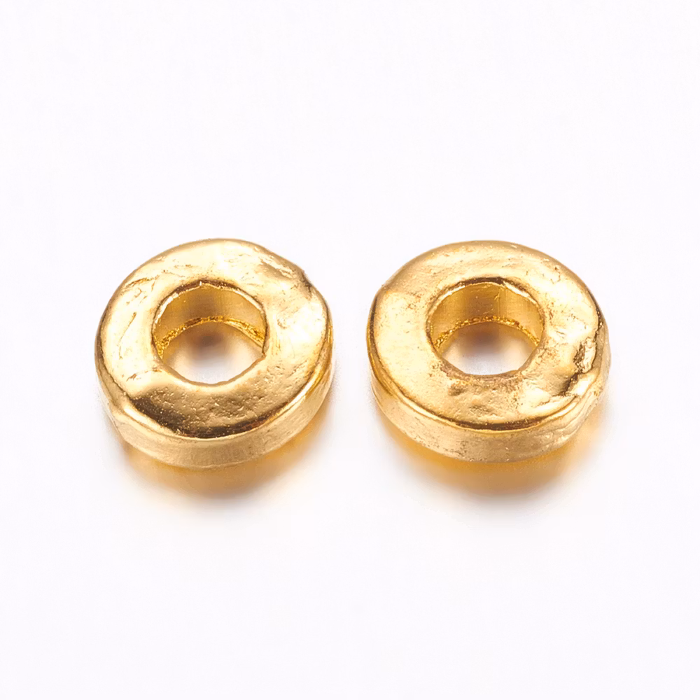 Mellandel Rund, 6x2mm, 50st, Golden