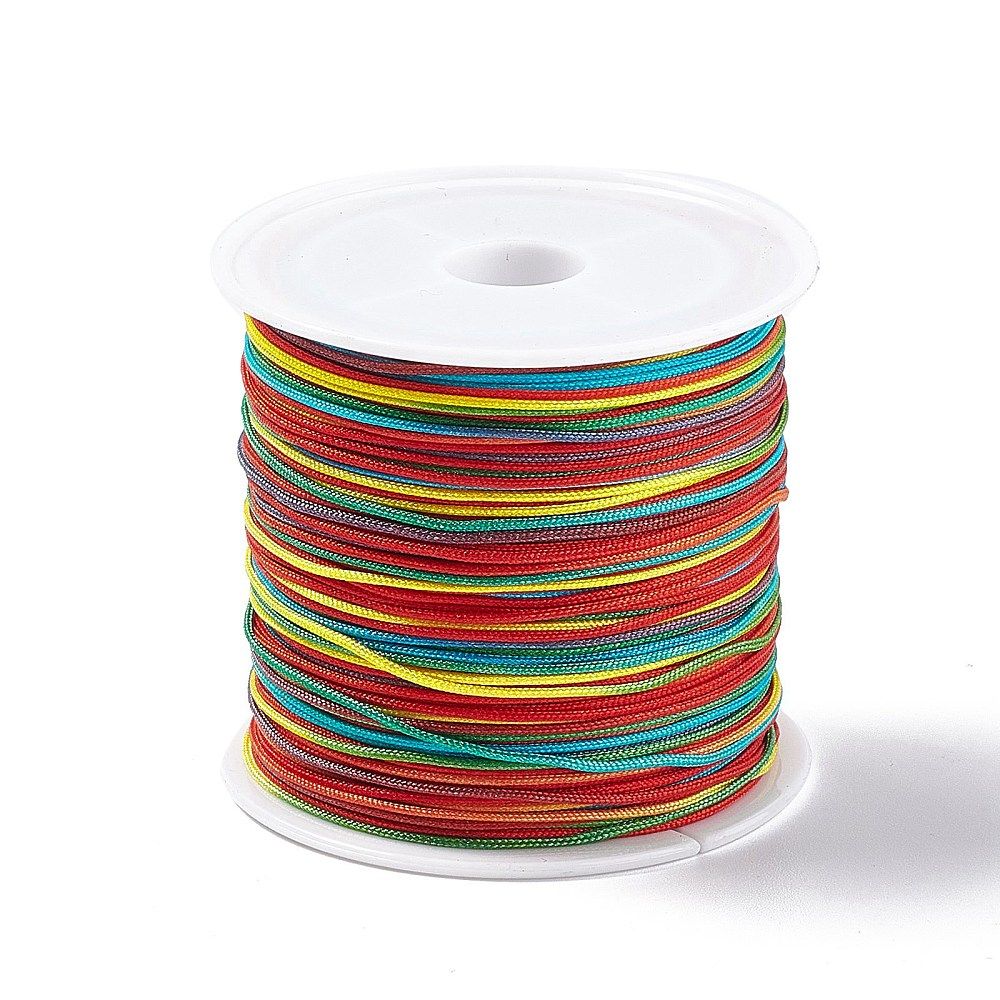 Nylontråd, Red, Flerfärgad, 0,8mm, 50m