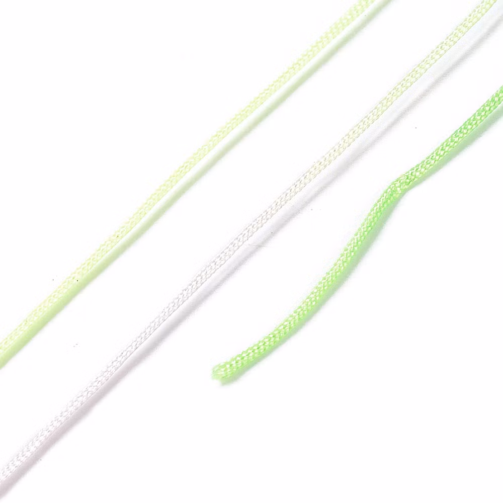 Nylontråd, Green Yellow, Flerfärgad, 0,8mm, 50m