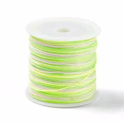 Nylontråd, Green Yellow, Flerfärgad, 0,8mm, 50m