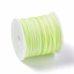 Nylontråd, Green Yellow, Flerfärgad, 0,8mm, 50m