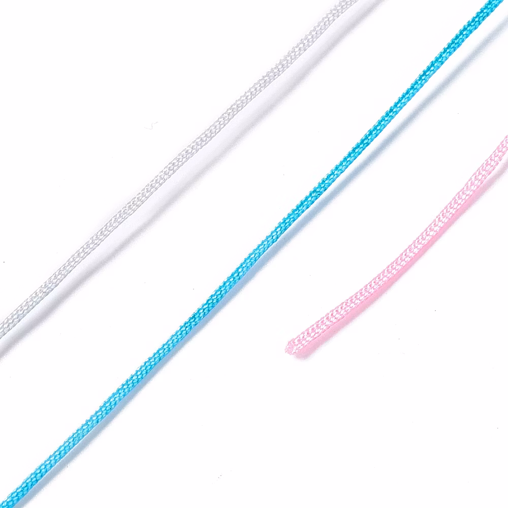 Nylontråd, Deep Sky Blue, Flerfärgad, 0,8mm, 50m