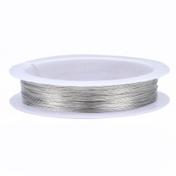 Koppartråd, 0,3mm, 25 meter, Silver