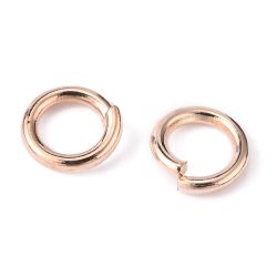 Bindringar, 6x1 mm, Mixade, Mässing, 50 st