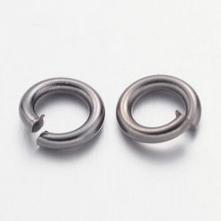 Bindringar, 5x1 mm, Gunmetal, Mässing, 50 st