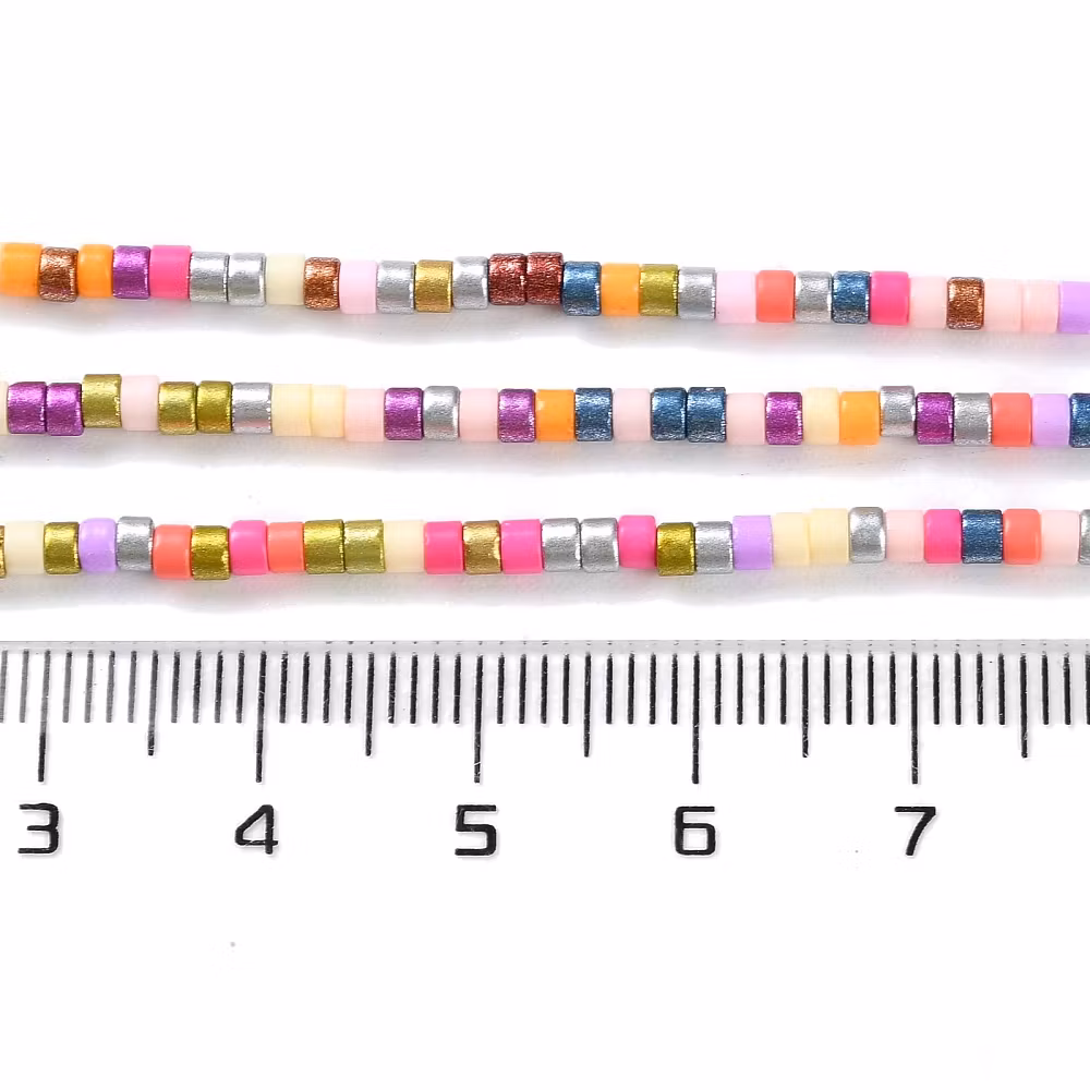 Lampwork, Glaspärlor, Tjeckiska, 224st, Colorful