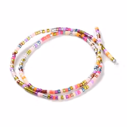 Lampwork, Glaspärlor, Tjeckiska, 224st, Colorful