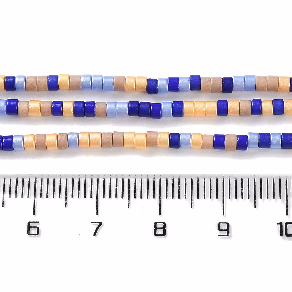 Lampwork, Glaspärlor, Tjeckiska, 224st, Colorful