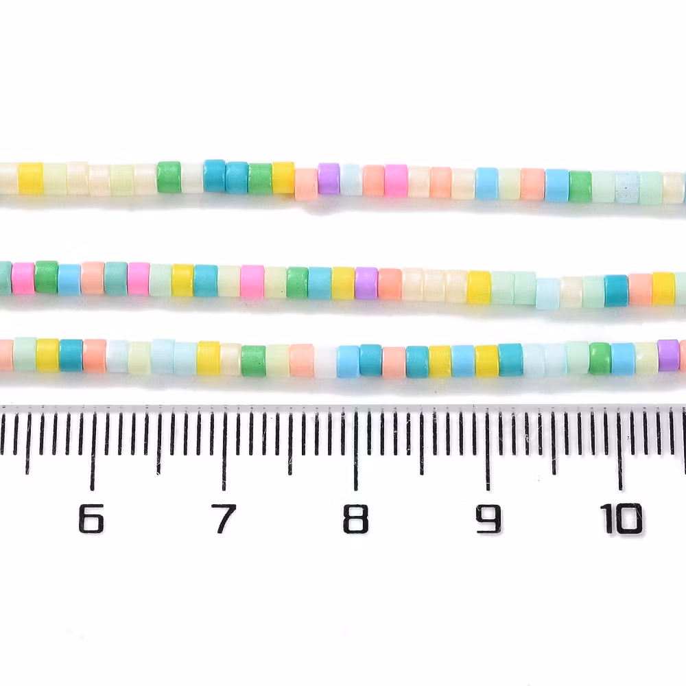 Lampwork, Glaspärlor, Tjeckiska, 224st, Colorful