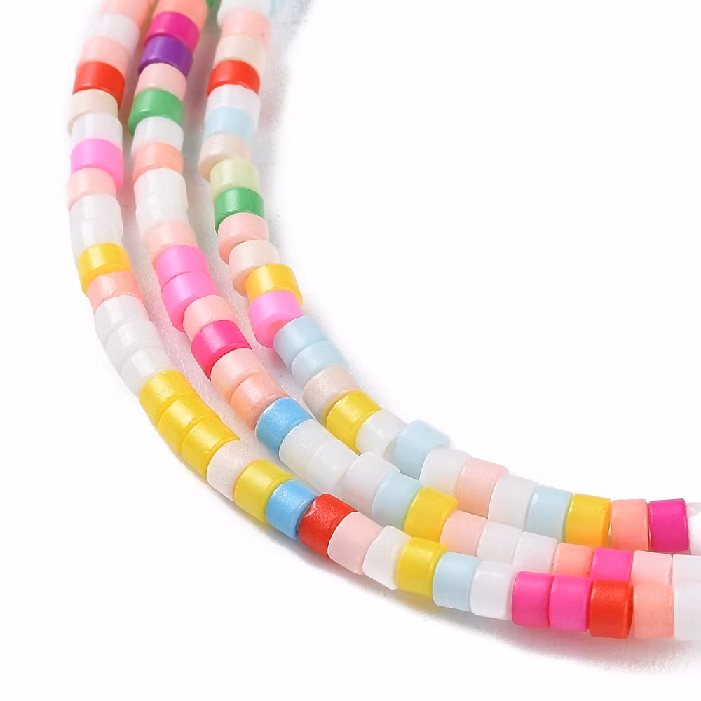 Lampwork, Glaspärlor, Tjeckiska, 224st, Colorful