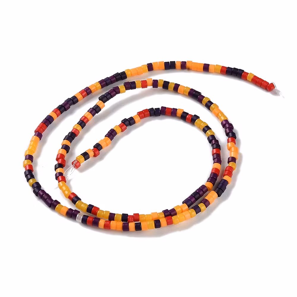 Lampwork, Glaspärlor, Tjeckiska, 224st, Colorful