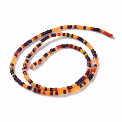 Lampwork, Glaspärlor, Tjeckiska, 224st, Colorful