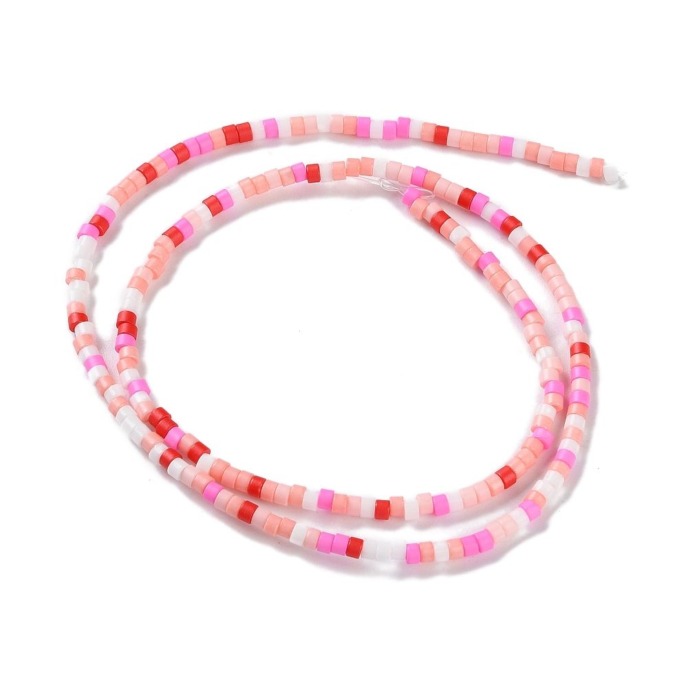 Lampwork, Glaspärlor, Tjeckiska, 224st, Pink