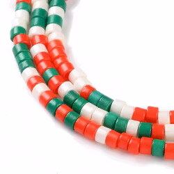 Lampwork, Glaspärlor, Tjeckiska, 224st, Colorful