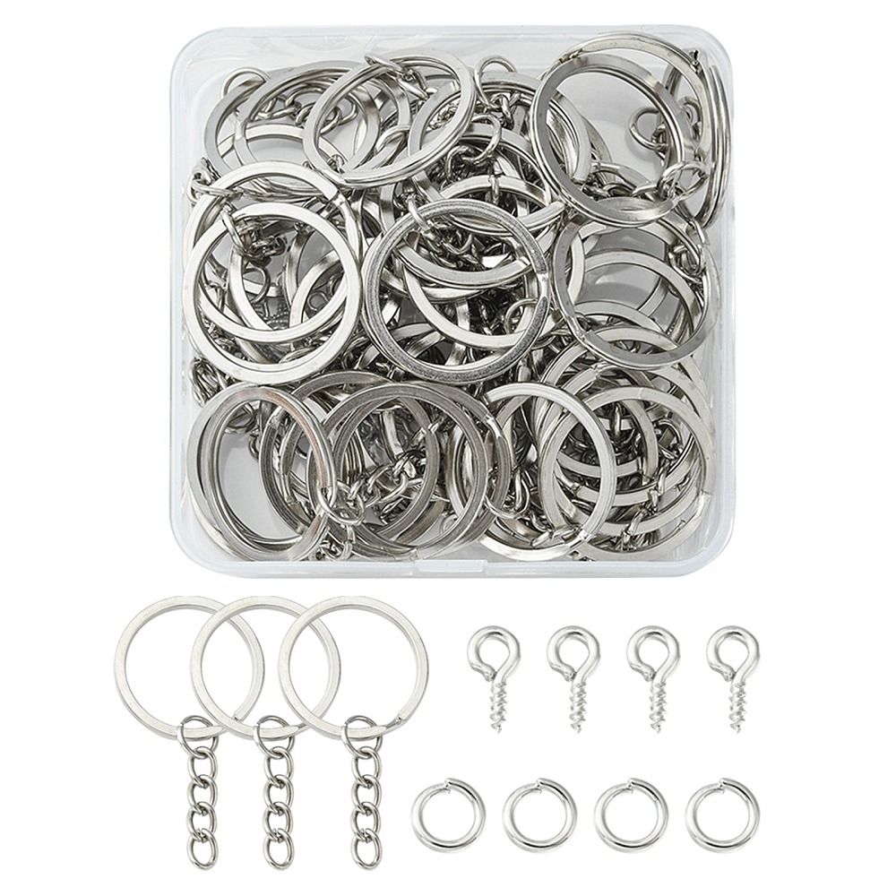Nyckelrings kit, 50mm, 150 delar