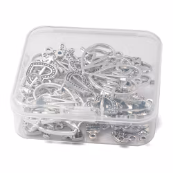 Hjärtan-berlocker, 48st, 6 Olika