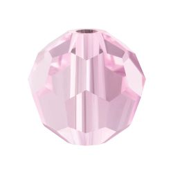 Preciosa® Runda facetterade 4mm, 24 st, Pink Sapphire
