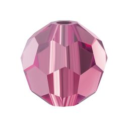 Preciosa® Runda facetterade 4mm, 24 st, Amethyst