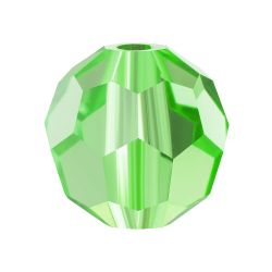 Preciosa® Runda facetterade 4mm, 24 st, Peridot